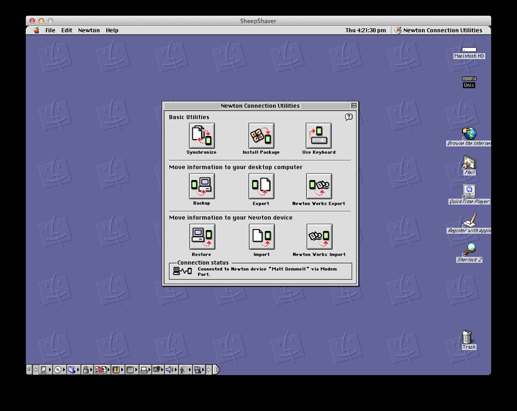 macintosh emulator mac